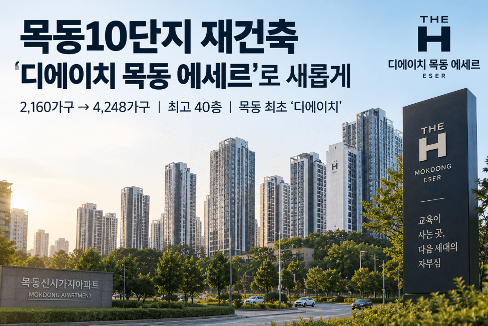 목동10단지 재건축, ‘디에이치’ 입고 새 단지로 목동10단지 재건축, ‘디에이치’ 입고 새 단지로